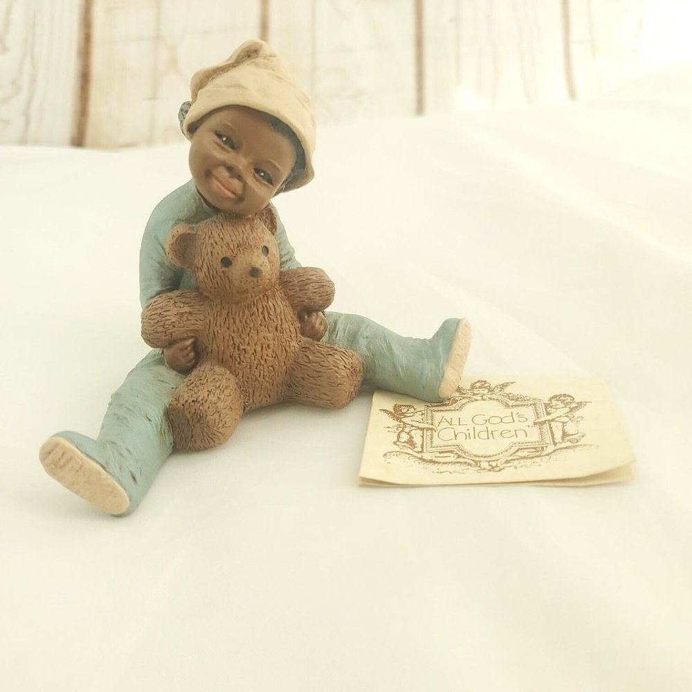 All God's Children Multicolor Martha Holcombe Joey 16 Decorative Figurine